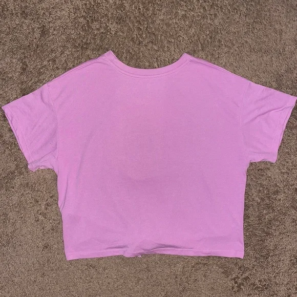 Converse Girls Purple Graphic Top - Picture 4 of 7